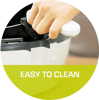 Easy to clean : Dishwasher safe and detachable cooking parts.